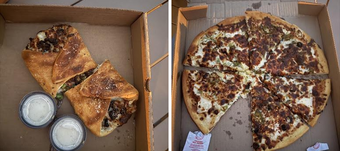 The Pizza Place And Video Zone Menu