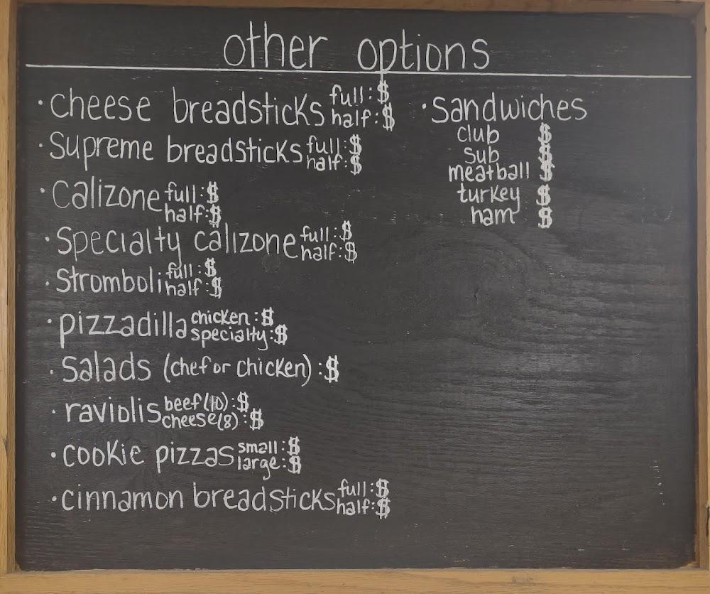 The Pizza Place And Video Zone Menu image 1
